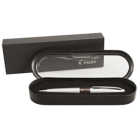 Pilot® MR Animal Collection Premium Ballpoint Pen, Medium Point, 1.0 mm, Silver/Python Barrel, Black Ink