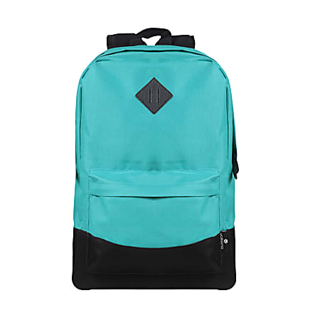 Volkano Daily Grind Backpack With 18.1" Laptop Pocket, Teal