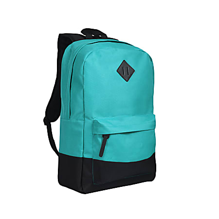 Volkano Daily Grind Backpack With 18.1 Laptop Pocket Teal Office