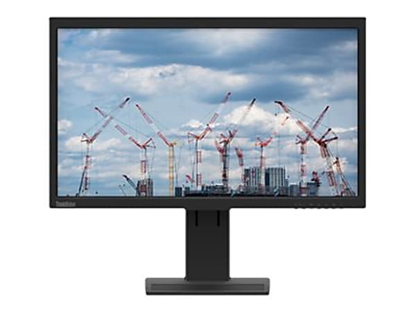 Lenovo ThinkVision E22-20 22" Class Full HD LCD Monitor - 16:9 - Raven Black - 21.5" Viewable - In-plane Switching (IPS) Technology - WLED Backlight - 1920 x 1080 - 16.7 Million Colors - 250 Nit Typical - 14 ms - 60 Hz Refresh Rate - HDMI - VGA