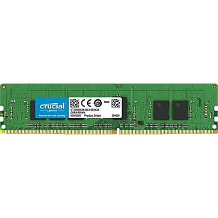Crucial 4GB DDR4-2666 RDIMM - 4 GB (1 x 4 GB) - DDR4-2666/PC4-21300 DDR4 SDRAM - 2666 MHz - CL19 - 1.20 V - ECC - Registered - 288-pin - DIMM