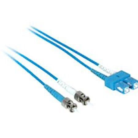 C2G-1m SC-ST 9/125 OS1 Duplex Singlemode Fiber Optic Cable (Plenum-Rated) - Blue - 1m SC-ST 9/125 Duplex Single Mode OS2 Fiber Cable - Plenum CMP-Rated - Blue - 3ft