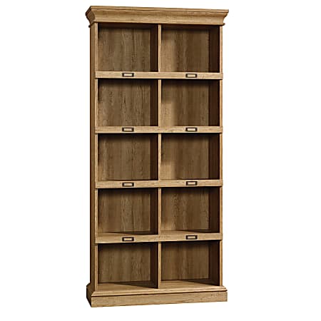 Sauder® Barrister Lane Cubby Bookcase, Tall, Scribed Oak