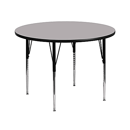 Flash Furniture Round Activity Table, 30-1/8"H x 42"W x 42"D, Gray