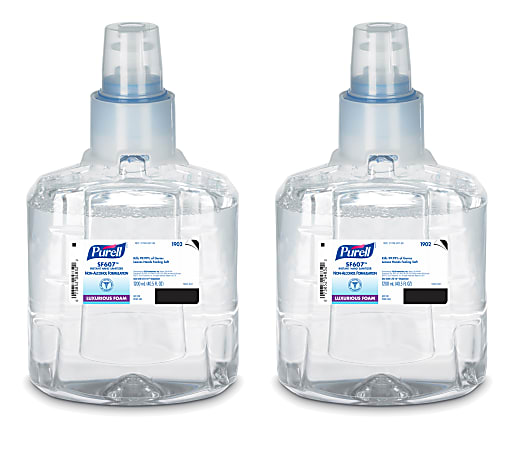 Purell® SF607™ Hand Sanitizer Foam Refill, Unscented, 1200 mL, Case Of 2