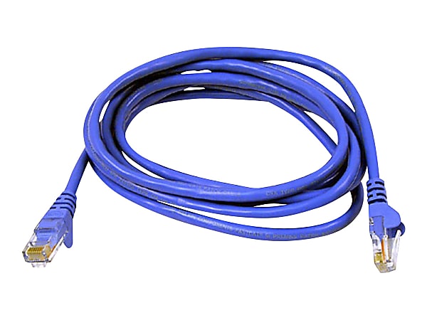 Belkin High Performance Cat. 6 UTP Network Patch Cable - RJ-45 Male - RJ-45 Male - 5.91" - Blue