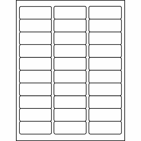 Business Source Premium Quality Address Labels 21051CT Rectangle 1 x 2 ...