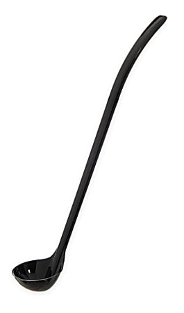 Carlisle Carly® Polycarbonate Ladles, 13 1/2", Black, Pack Of 12 Ladles