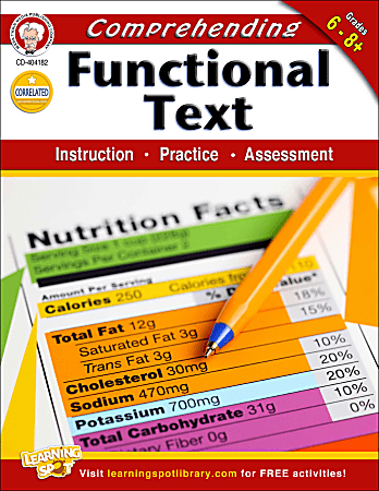 Mark Twain Comprehending Functional Text Workbook, Grades 6-8