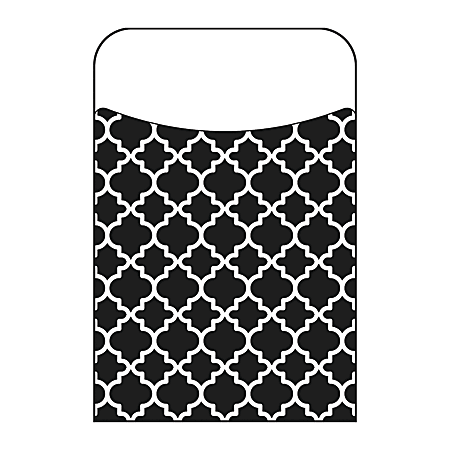 TREND Moroccan Terrific Pockets, 3" x 5", Black, Pack Of 250 Pockets