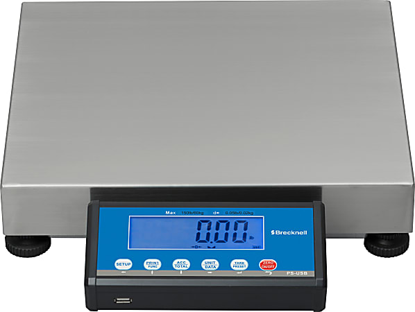 Brecknell® PS-USB Portable Digital Shipping Scale, 70-Lb/30-Kg Capacity