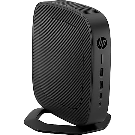 HP t640 Small Form Factor Thin Client - 1 x AMD Ryzen R1505G Dual-core 2.40 GHz - TAA Compliant - AMD Chip - 4 GB RAM DDR4 SDRAM - 32 GB Flash - AMD Radeon Vega 3 Graphics - Gigabit Ethernet - HP ThinPro