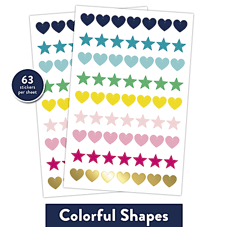 Coral Heart Puffy Shapes Stickers – Layle By Mail