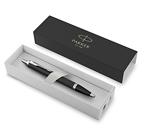 IM Retractable Medium Tip Ballpoint Pen, 0.7 mm, Blue Ink, Black/Chrome Barrel IM Retractable Medium Tip Ballpoint Pen, 0.7 mm, Blue Ink, Black/Chrome Barrel