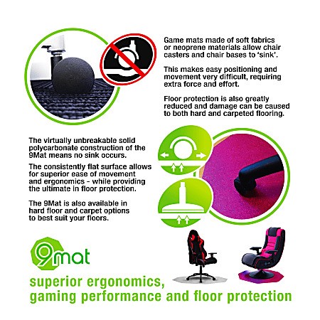 Gaming clearance chair mats