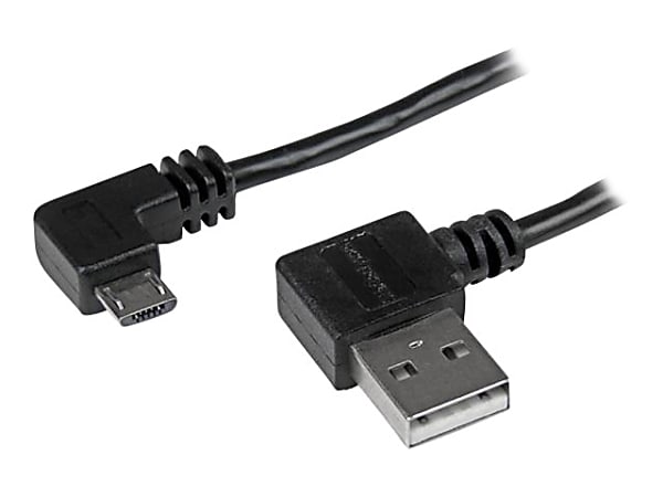 StarTech.com Micro-USB Cable With Right-Angled Connectors, 3.3'