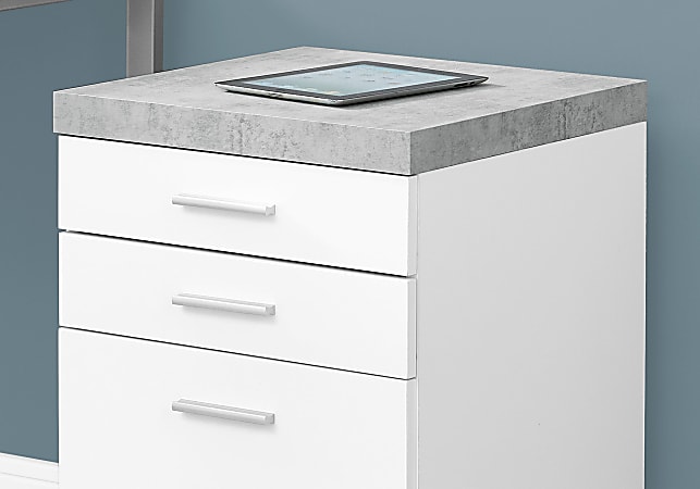 Bisley 15 D Vertical 5 Drawer File Cabinet White - Office Depot