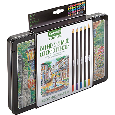 Crayola Blend & Shade Colored Pencils Set - 50 / Set
