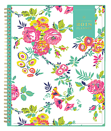 Day Designer for Blue Sky™ Create Your Own Cover Weekly/Monthly Planner, 8 1/2" x 11", 50% Recycled, Peyton White, January to December 2018 (BLS1036-18)