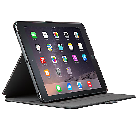 Speck® StyleFolio™ Case For Apple® iPad® Air 2, Black/Slate Gray