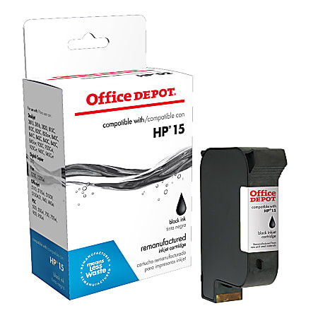 Clover Imaging Group&trade; Remanufactured Black Ink Cartridge Replacement For HP 15, 215