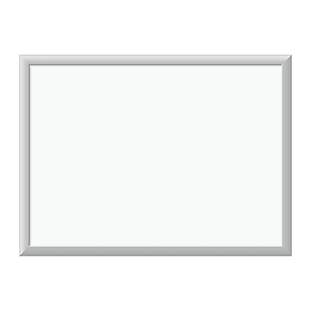 U Brands Magnetic Dry-Erase Board, 23" x 17", Silver Aluminum Frame