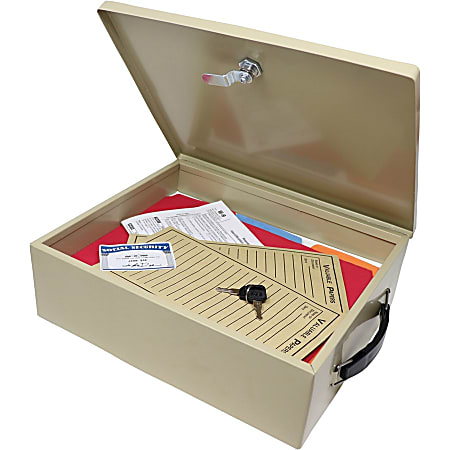 Nadex Coins NCS8 2010 Fire Retardant Security Box with Keyed Lock
