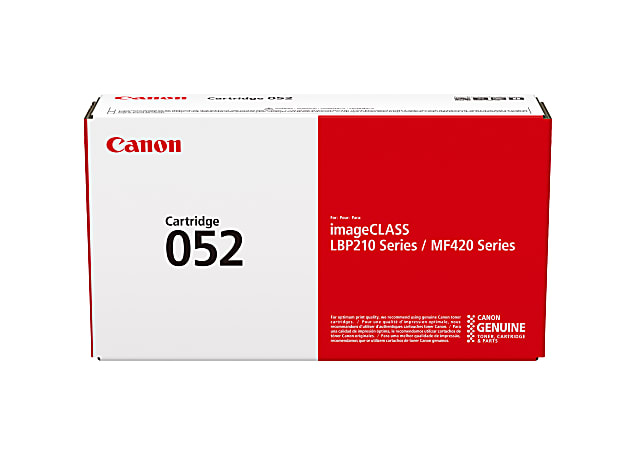 Canon® 052K Black Toner Cartridge, 2199C001