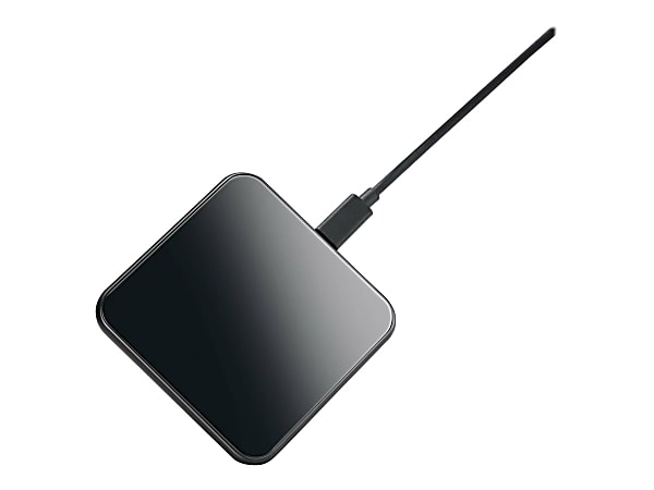 iStore - Wireless charging pad + AC power adapter - 10 Watt - 3 A - black