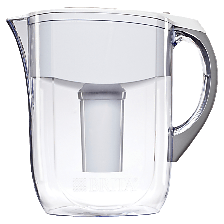 Brita® 10-Cup Grand Water Filter Pitcher, White