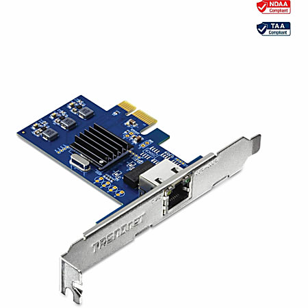 TRENDnet 2.5Gase-T PCIe Network Adapter; Standard and Low-Profile