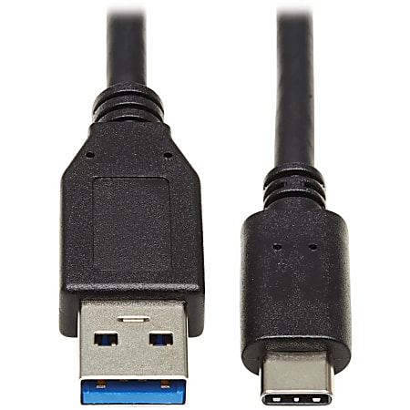Tripp Lite USB C to USB-A Cable USB Type C 3.1 Gen 2, 10 Gbps M/M USB Type C 20in - First End: 1x Type A Male USB - U42820NG2