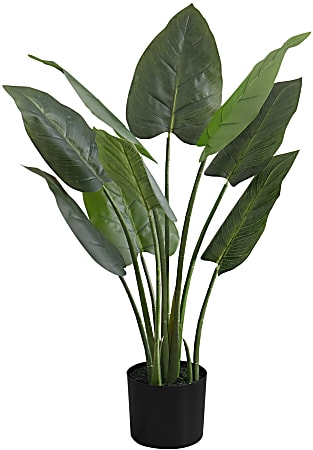 Monarch Specialties Deborah 36-1/2”H Artificial Plant With Pot, 36-1/2”H x 26”W x 24"D, Green