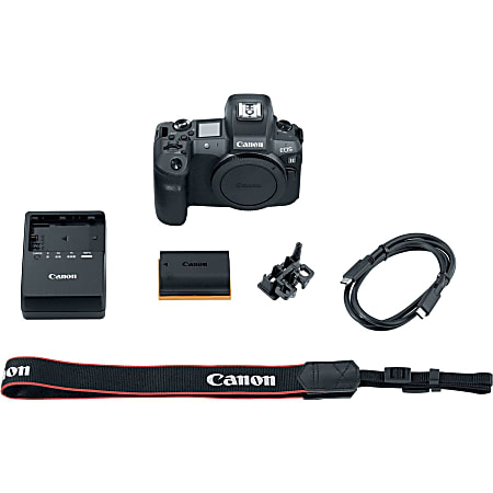 Canon EOS EOS R 30.3 Megapixel Mirrorless Camera Body Only - Black - Autofocus - 3.2" Touchscreen LCD - 3075C002