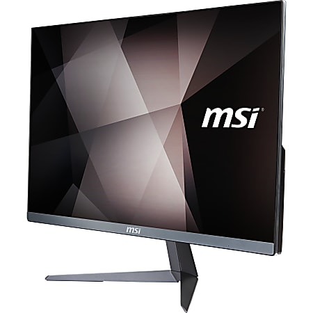 MSI PRO 24X 10M-406 All-in-One Computer - Intel Pentium Gold 6405U - 4 GB RAM DDR4 SDRAM - 128 GB SSD - 23.8" Full HD 1920 x 1080 - Desktop - Intel Chip - Windows 10 Pro - Intel UHD Graphics DDR4 SDRAM - 90 W