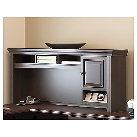 Bush Business Furniture Syndicate Hutch, 60"W, Mocha Cherry, Standard Delivery