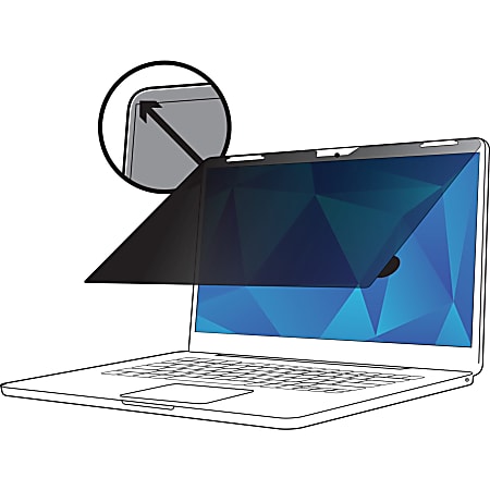 3M™ Touch Privacy Filter for Dell™ Latitude™ 7480, 16:9, PFNDE006 - For 14" Widescreen LCD 2 in 1 Notebook - 16:9 - Scratch Resistant, Fingerprint Resistant, Dust Resistant - Anti-glare