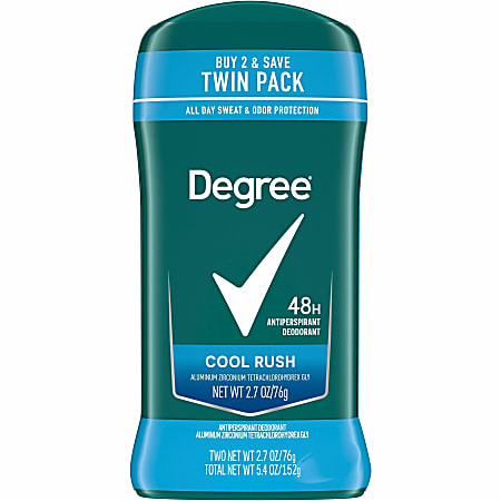 Degree Men Cool Rush Antiper. & Deodorant - Arctic - 2 Day - 2 / Pack
