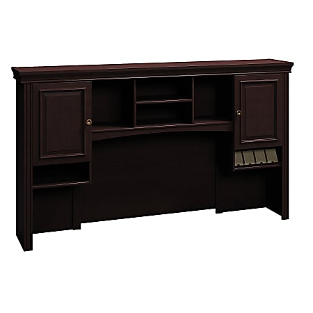 Bush Business Furniture Syndicate Hutch, 72"W, Mocha Cherry, Standard Delivery