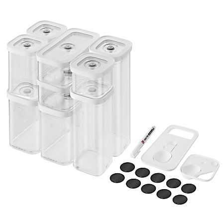 Zwilling Fresh & Save Cube Box Set, Small/Medium Cubes, Clear, Set Of 12 Pieces