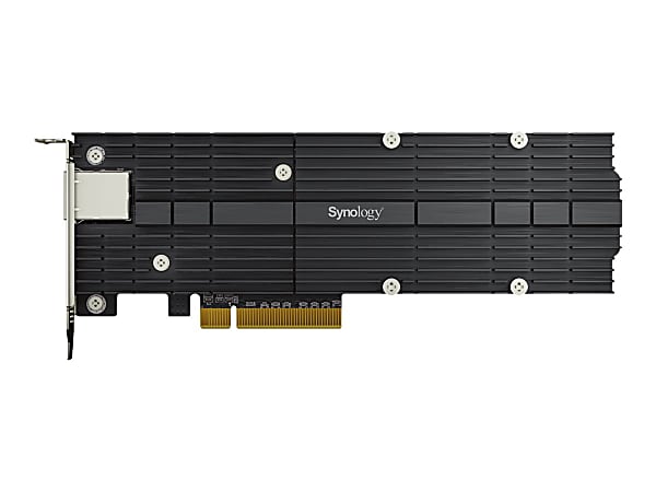 Synology E10M20-T1 - Network adapter - PCIe 3.0 x8 low profile - 10Gb Ethernet x 1 - for Synology RS820, SA3400, SA3600; Disk Station DS1618, DS1819, DS2419; RackStation RS820