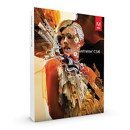 Adobe® Illustrator® CS6, For PC, Traditional Disc