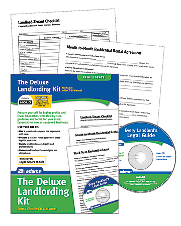 Adams® Landlording Kit, Forms and Instructions