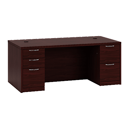 HON® Valido™ Desk, Mahogany