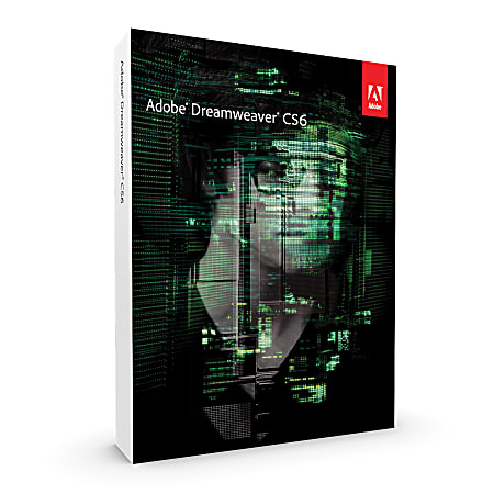 Adobe® Dreamweaver® CS6, For PC, Traditional Disc