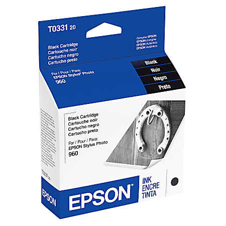 Epson® T0331 (T033120) Black Ink Cartridge