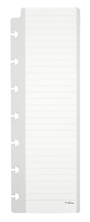 TUL® Discbound Notebook Task Pads, 2" x 7 1/2", 50 Sheets, Pack Of 3