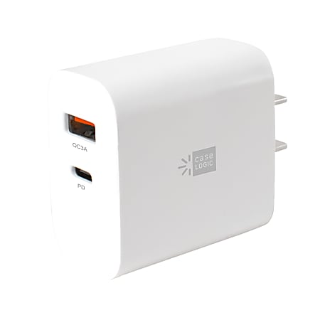 Bytech Case Logic Mobile Charger, 45W, White, CLPDW4104WT