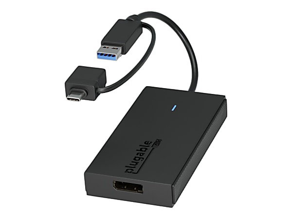 Plugable - Graphics card - SM768 - USB-C / USB-A - DisplayPort