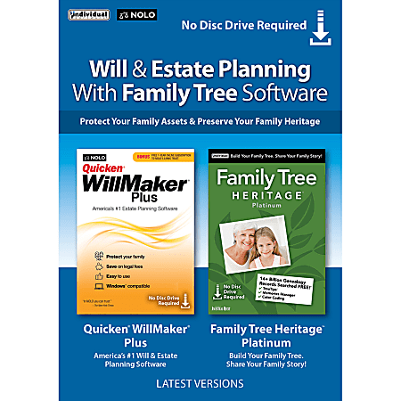 Will & Estate Planning with Family Tree Bundle